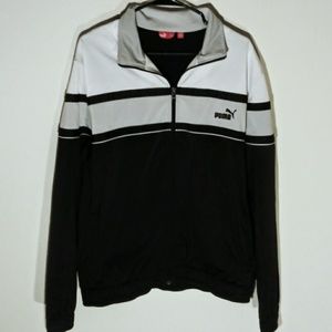 PUMA Windbreaker Fleece-lined zip up jacket
